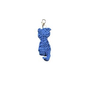 NEW handmade crochet CAT kitten keychain great gift